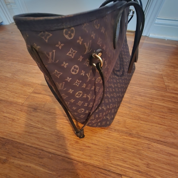 Louis Vuitton Brown Monogram Tote Bag Neverfull Anniversary Print - Picture 3 of 9
